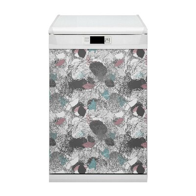 Adesivo magnetico per lavastoviglie Pattern floreale