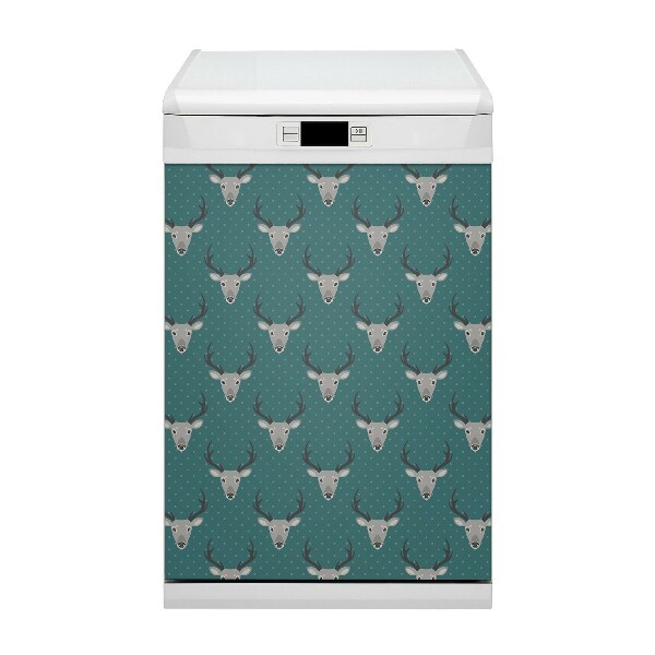 Adesivo magnetico per lavastoviglie Deer grigio