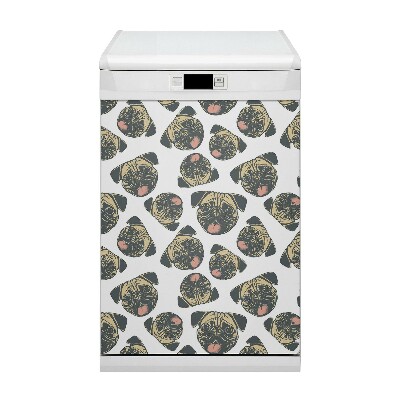 Pannello magnetico per lavastoviglie Pugs