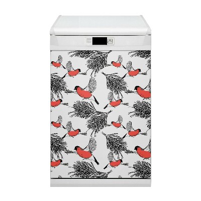 Coperchio magnetico decorativo per lavastoviglie Gile e alberi
