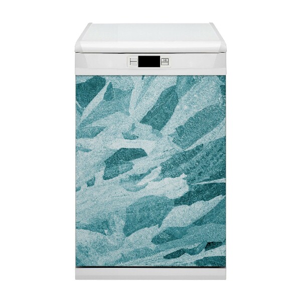 Copertura magnetica per porta della lavastoviglie Astrazione blu