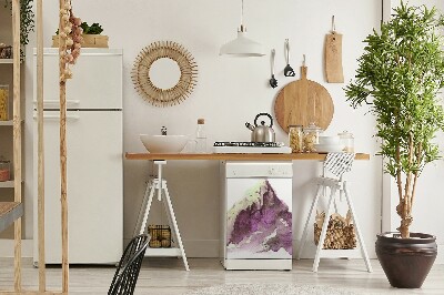 Copertura magnetica per lavastoviglie Montagne invernali