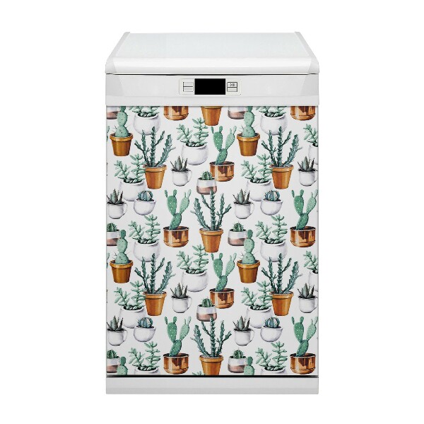 Pannello magnetico per lavastoviglie Cactus in vasi