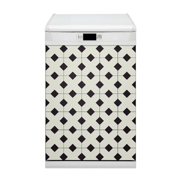 Copertura magnetica per porta della lavastoviglie Pattern geometrico