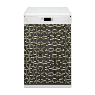 Adesivo magnetico per lavastoviglie Pattern geometrico