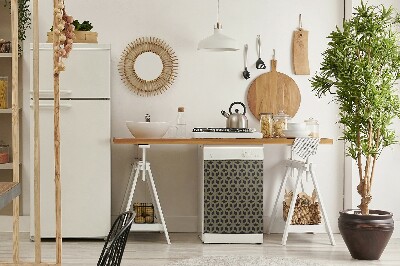Adesivo magnetico per lavastoviglie Pattern geometrico