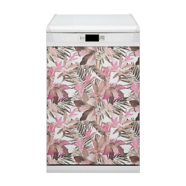 Pannello magnetico per lavastoviglie Rosa tropicale