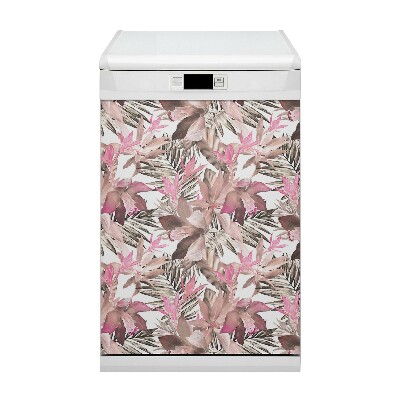 Pannello magnetico per lavastoviglie Rosa tropicale