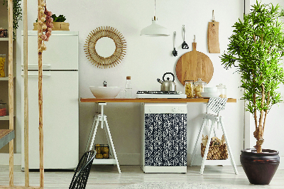 Copertura magnetica per lavastoviglie Pattern geometrico