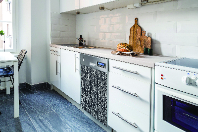 Copertura magnetica per lavastoviglie Pattern geometrico