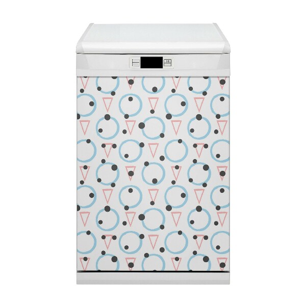 Adesivo magnetico per lavastoviglie Ruote e triangoli