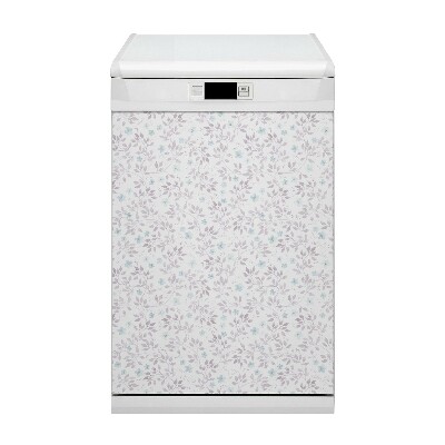 Coperchio magnetico decorativo per lavastoviglie Rami con foglie