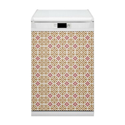 Copertura magnetica per lavastoviglie Pattern floreale