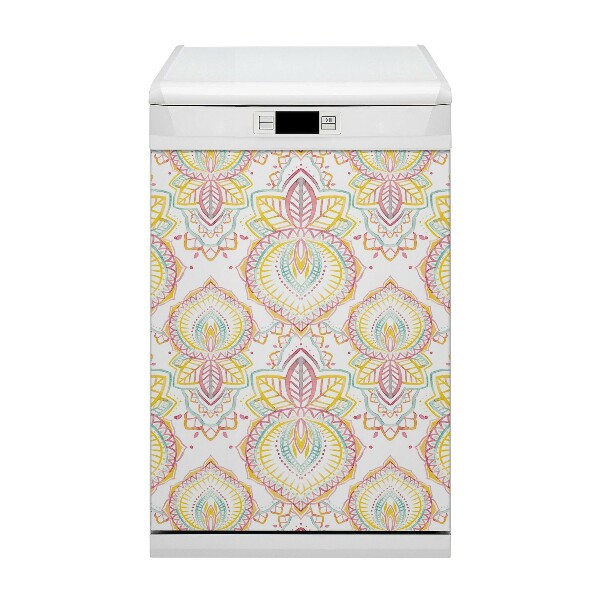 Coperchio magnetico decorativo per lavastoviglie Pattern indiano