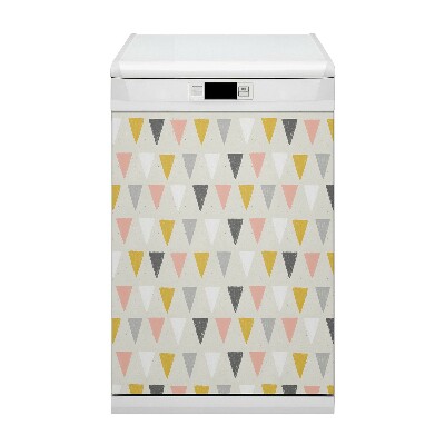 Coperchio magnetico decorativo per lavastoviglie Pattern triangolare