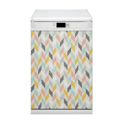 Copertura magnetica per lavastoviglie Baschia di aringhe pastello