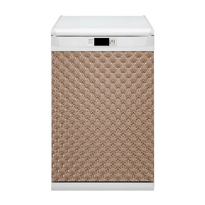 Coperchio magnetico decorativo per lavastoviglie Stile art deco