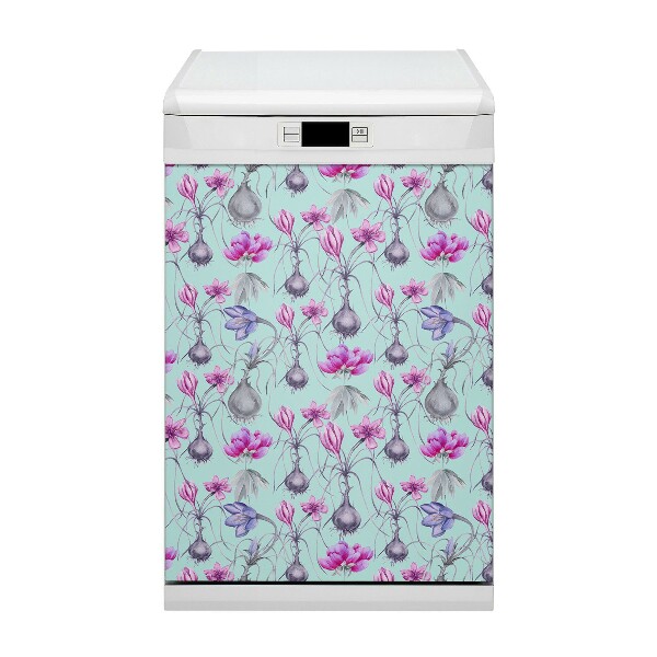 Copertura magnetica per lavastoviglie Crocus con cipolle