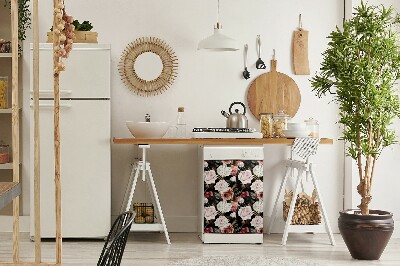 Coperchio magnetico decorativo per lavastoviglie Fiori barocchi
