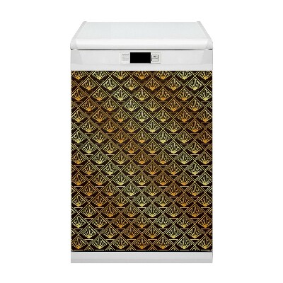 Copertura magnetica per lavastoviglie Stile art deco