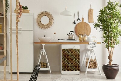 Copertura magnetica per lavastoviglie Stile art deco
