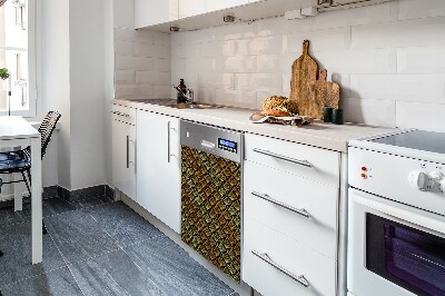 Copertura magnetica per lavastoviglie Stile art deco