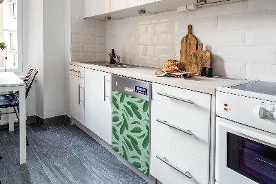 Adesivo magnetico per lavastoviglie Foglie di banana