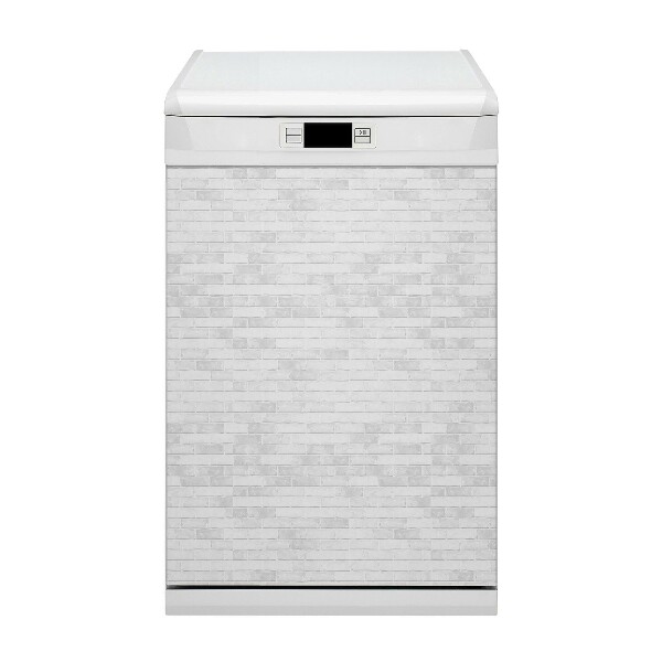 Adesivo magnetico per lavastoviglie Mattone bianco