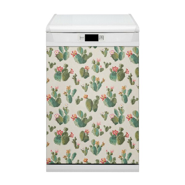 Adesivo magnetico per lavastoviglie Cactus