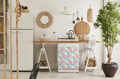Adesivo magnetico per lavastoviglie Fiori luminosi