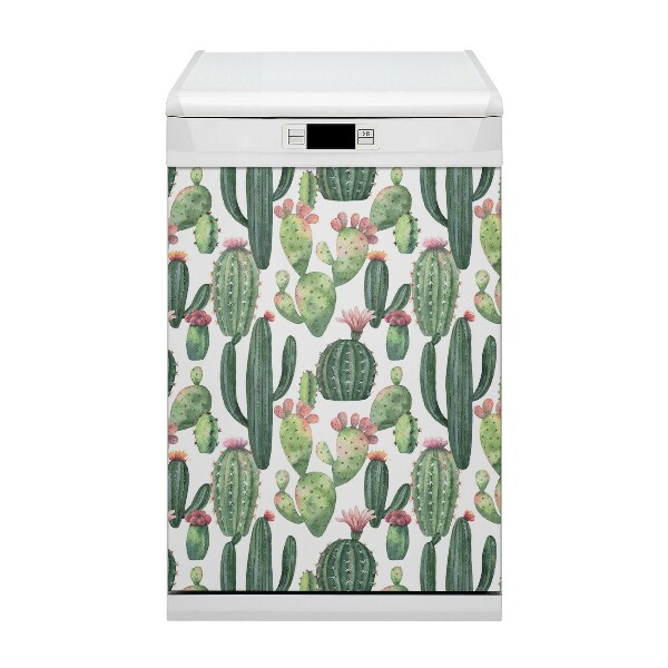 Adesivo magnetico per lavastoviglie Cactus con picchi