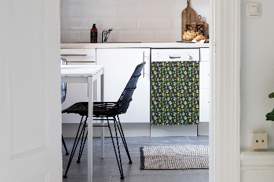 Coperchio magnetico decorativo per lavastoviglie Piccoli cactus