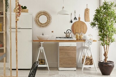 Pannello magnetico per lavastoviglie Schede marroni a legna