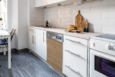 Pannello magnetico per lavastoviglie Schede marroni a legna