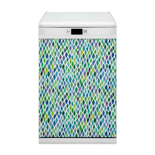 Copertura magnetica per porta della lavastoviglie Motivi colorati
