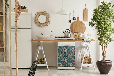 Adesivo magnetico per lavastoviglie Modello tropicale