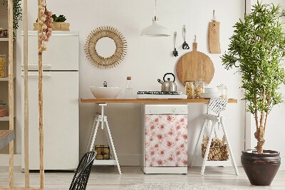 Copertura magnetica per porta della lavastoviglie Fiori d'arancio