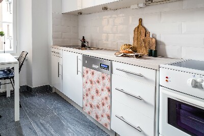 Copertura magnetica per porta della lavastoviglie Fiori d'arancio