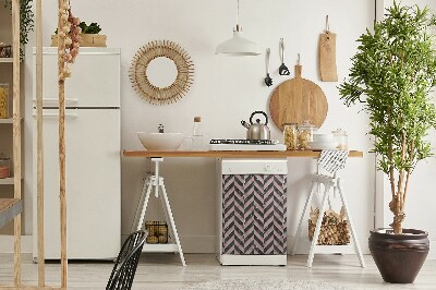Coperchio magnetico decorativo per lavastoviglie Stile loft in marmo