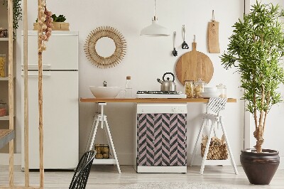 Coperchio magnetico decorativo per lavastoviglie Stile loft in marmo