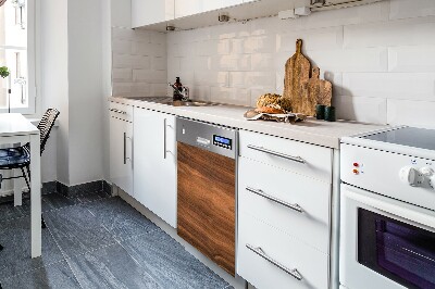 Copertura magnetica per porta della lavastoviglie Legna