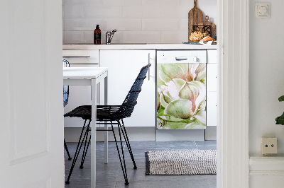 Coperchio magnetico decorativo per lavastoviglie Fiori di magnolia