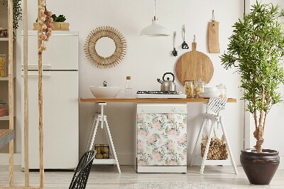 Adesivo magnetico per lavastoviglie Fiori pastello