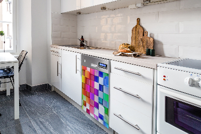 Copertura magnetica per porta della lavastoviglie Astrazione del colore