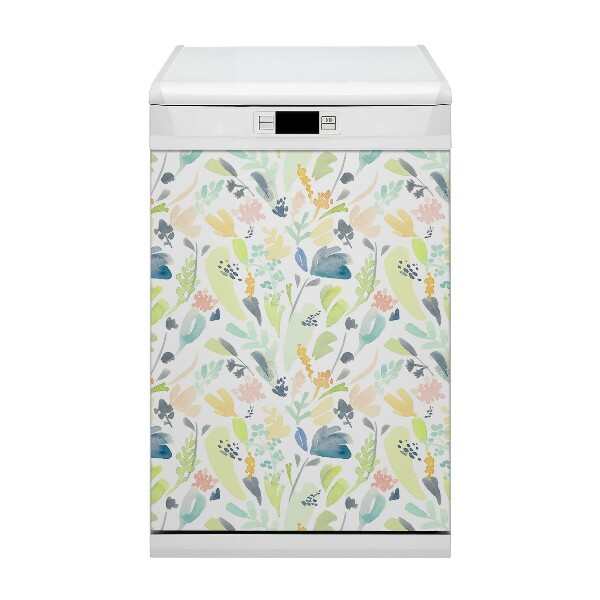 Copertura magnetica per lavastoviglie Fiori