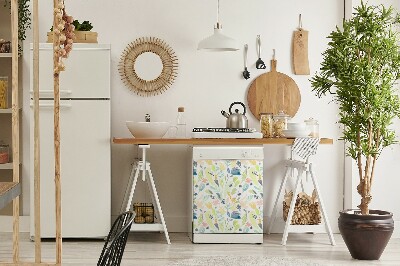 Copertura magnetica per lavastoviglie Fiori