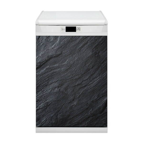 Coperchio magnetico decorativo per lavastoviglie Marmo nero