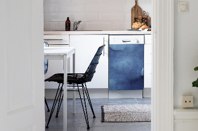 Adesivo magnetico per lavastoviglie Astrazione blu