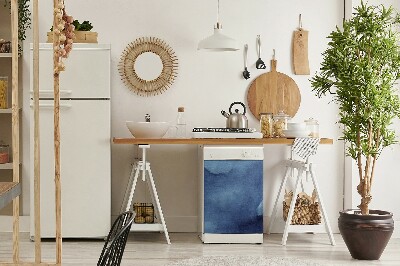Adesivo magnetico per lavastoviglie Astrazione blu