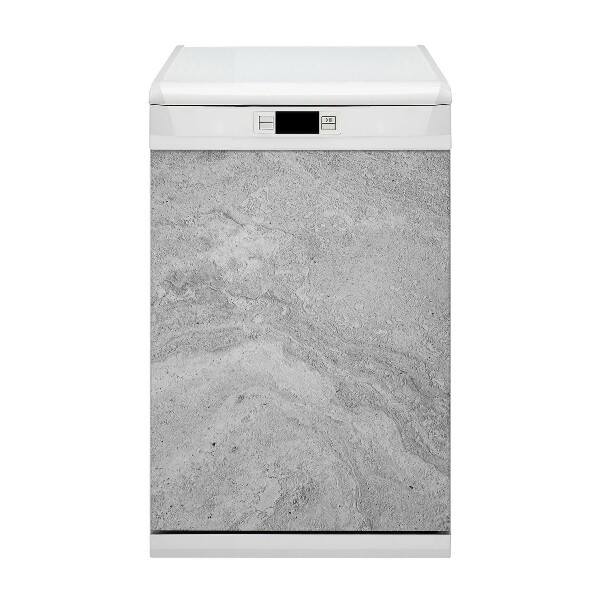 Copertura magnetica per porta della lavastoviglie Tema grigio cemento